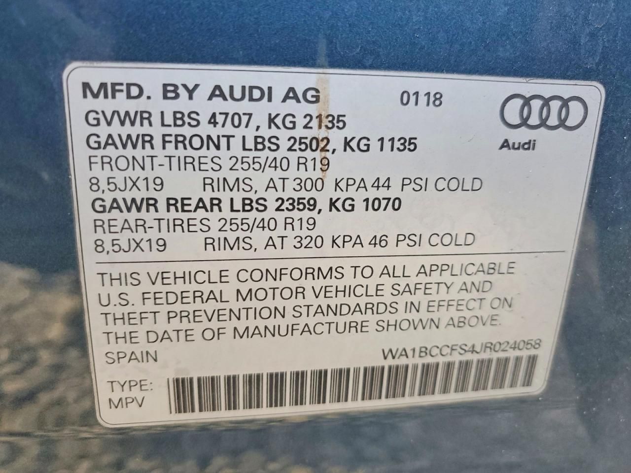 2018 Audi Q3 Premium