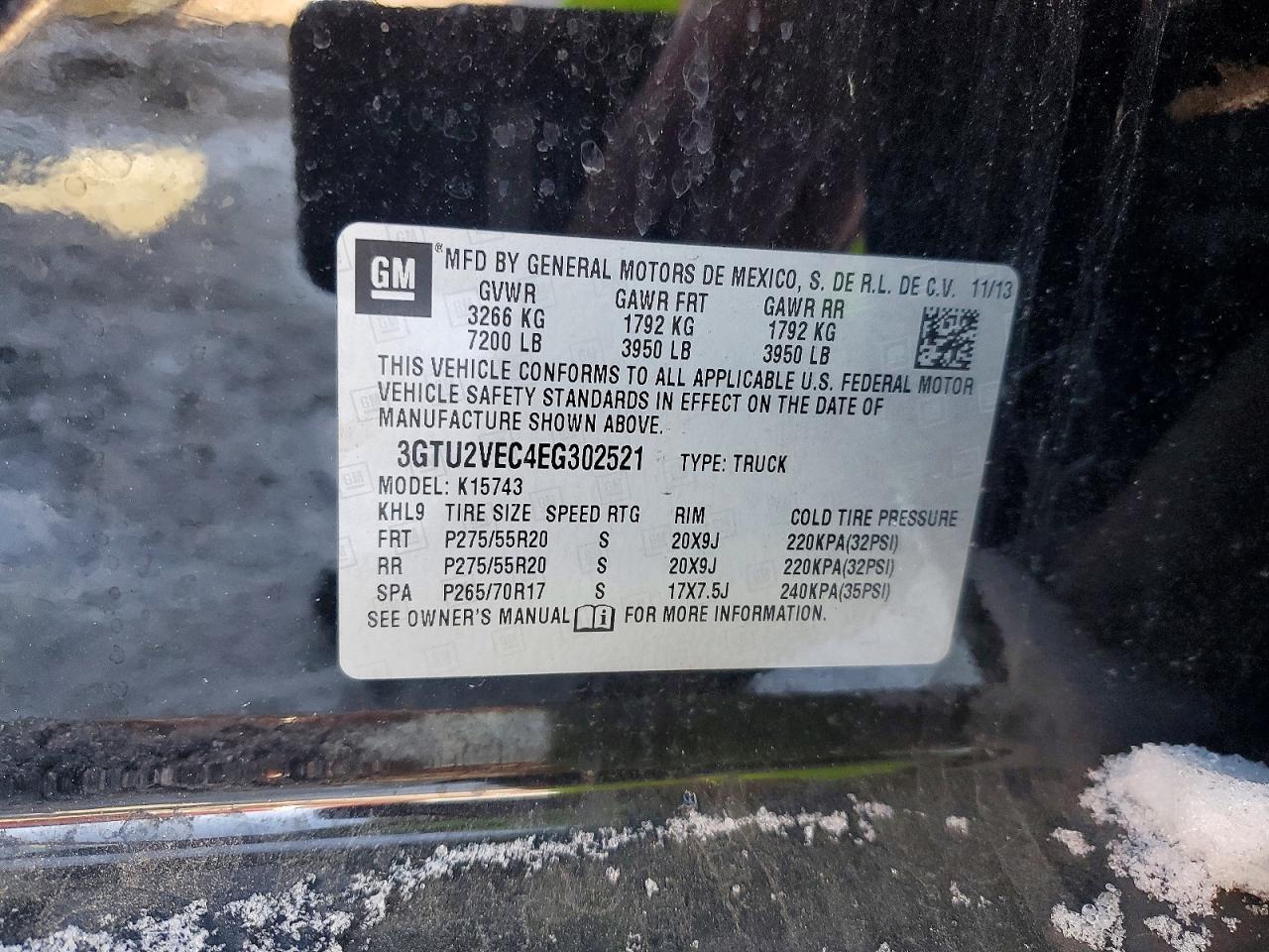2014 GMC Sierra K1500 slt