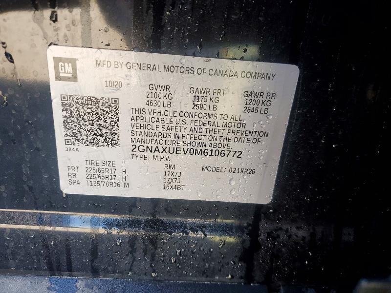 2021 Chevrolet Equinox lt