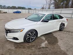 Salvage cars for sale from Copart Dunn, NC: 2022 Honda Accord Sport