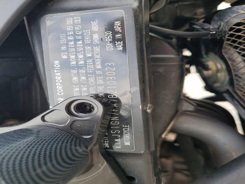 2011 Suzuki Gsx-r600