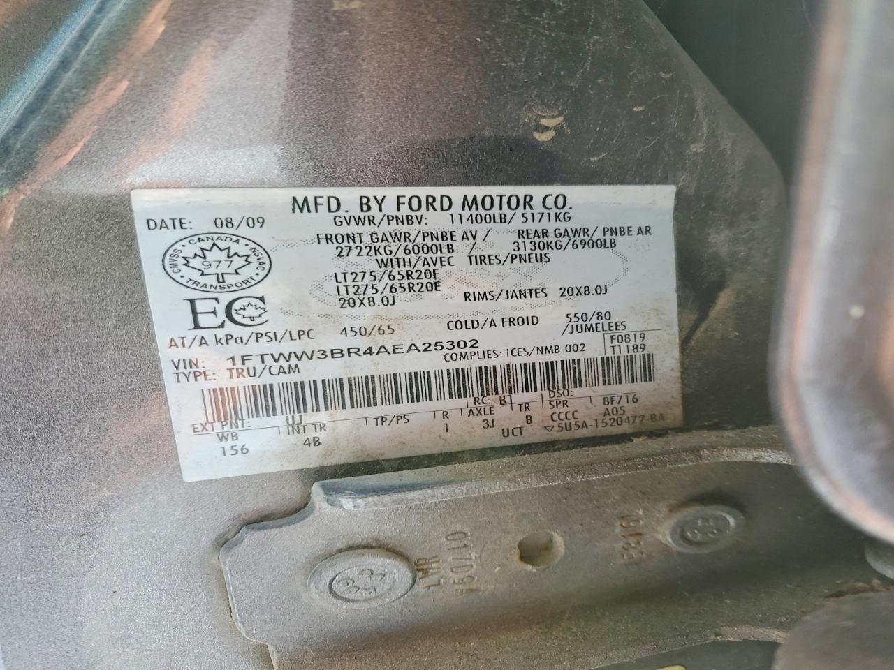 2010 Ford F350 Super Duty