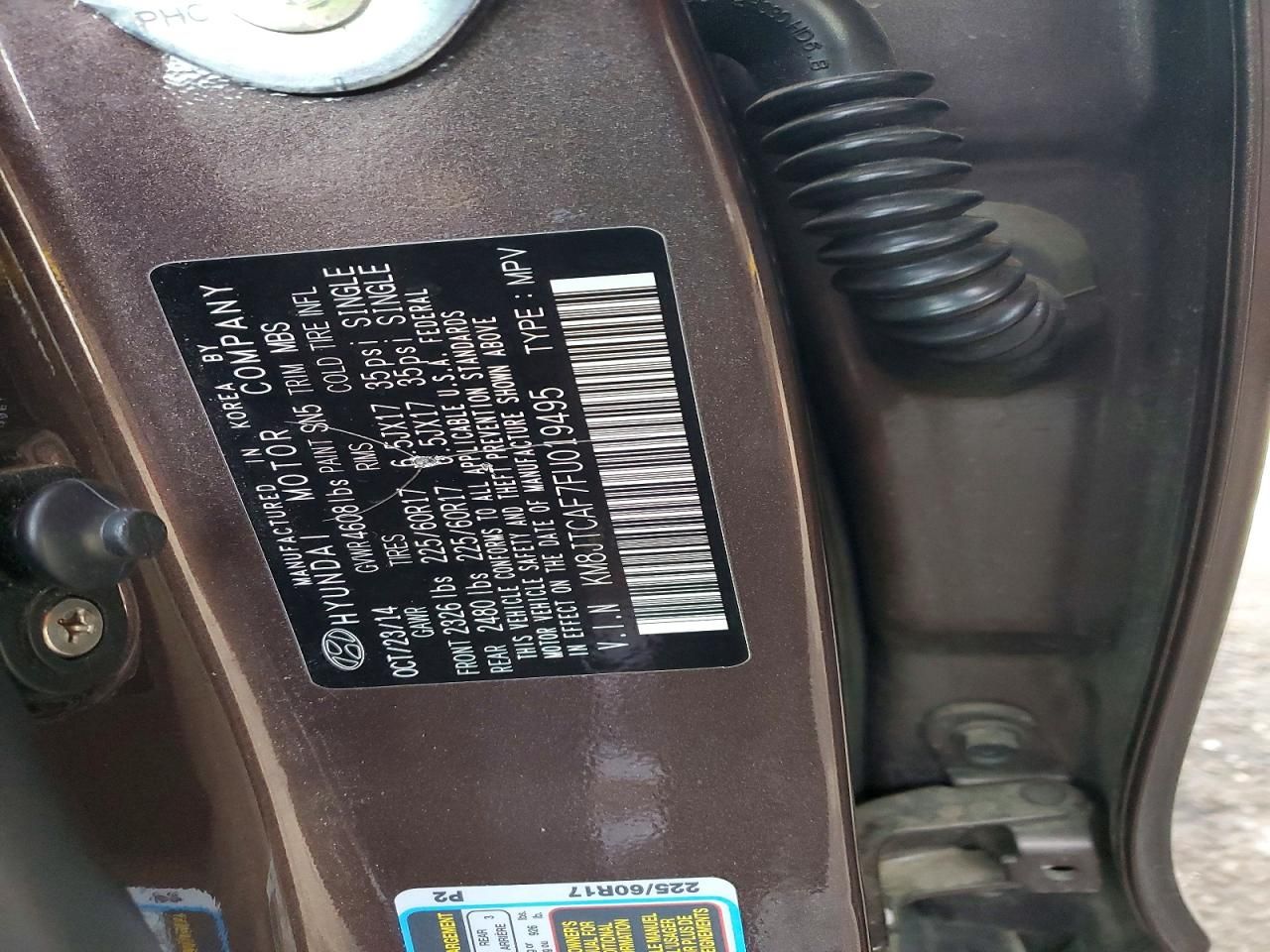 2015 Hyundai Tucson gls