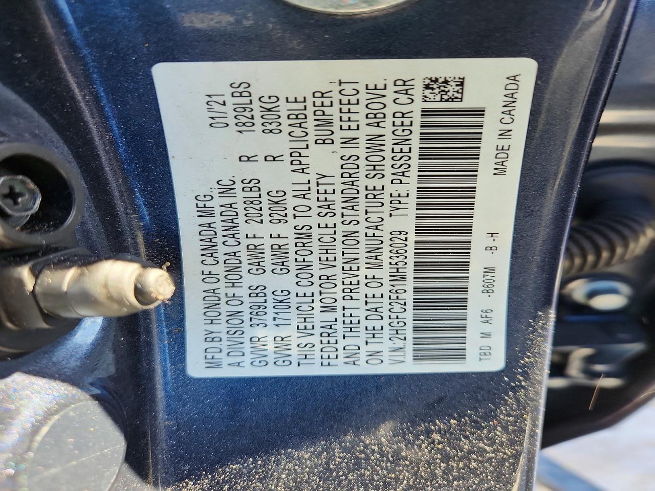 2021 Honda Civic lx