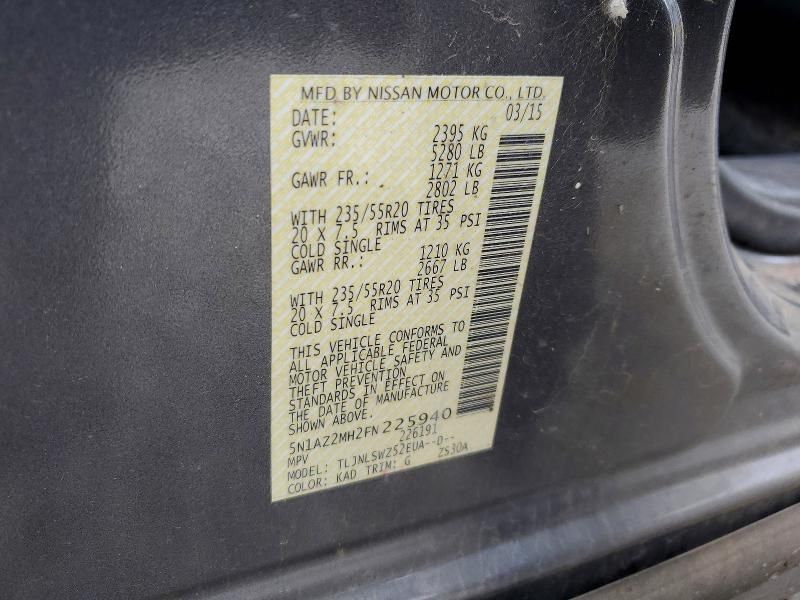 2015 Nissan Murano s