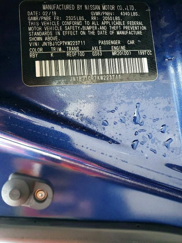 2019 Nissan Rogue Sport s