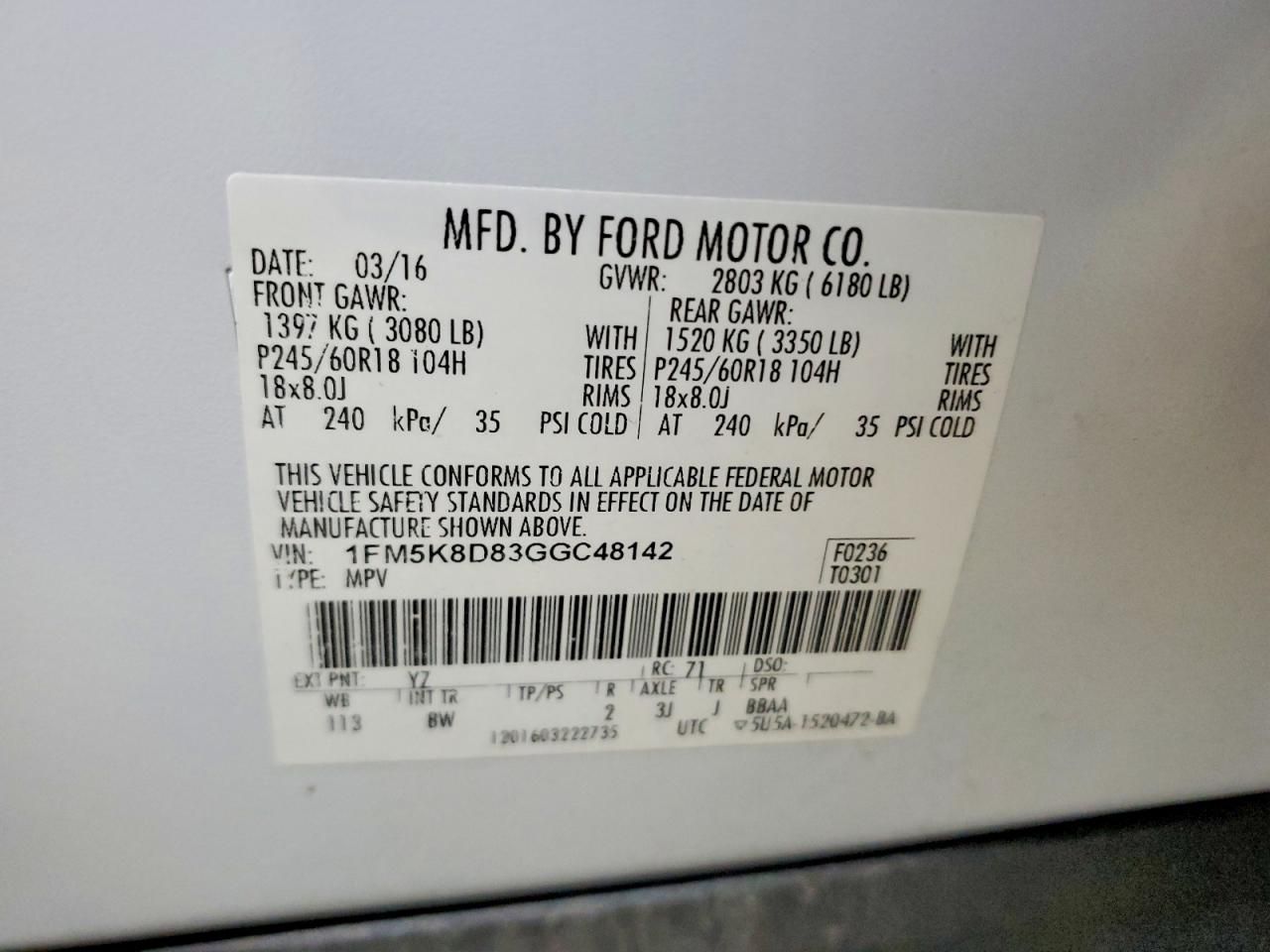 2016 Ford Explorer xlt