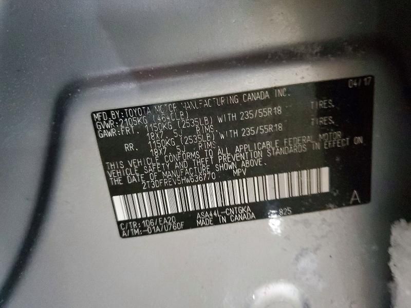 2017 Toyota Rav4 Limited