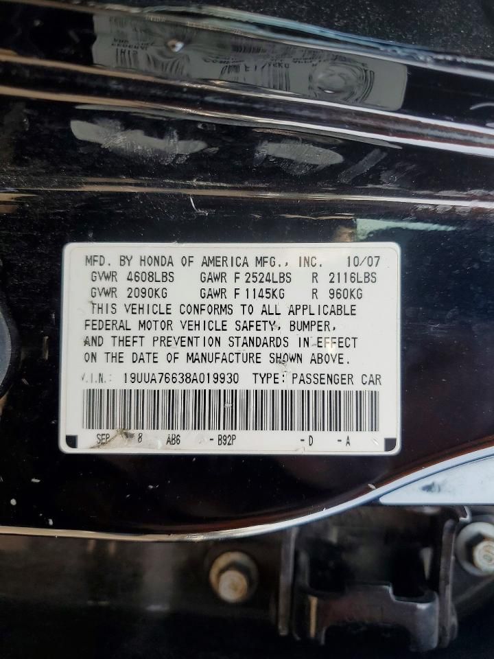 2008 Acura Tl Type s