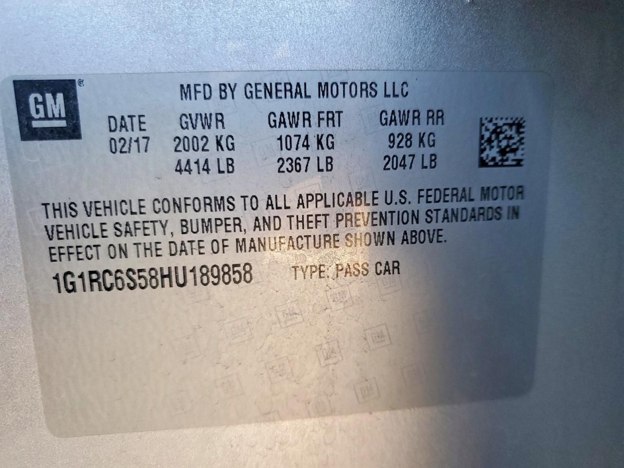 2017 Chevrolet Volt lt