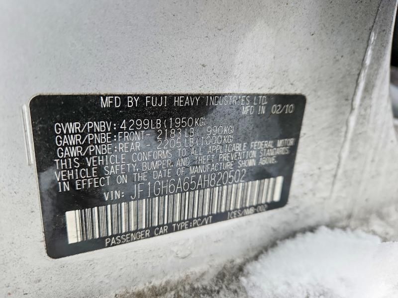 2010 Subaru Impreza 2.5i