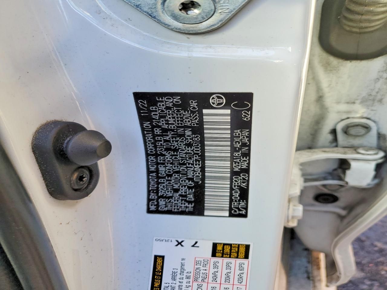 2023 Toyota Corolla le