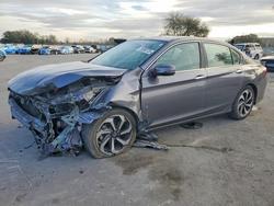 Salvage cars for sale from Copart Orlando, FL: 2016 Honda Accord ex