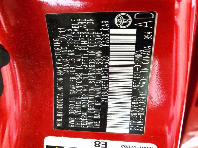 2011 Toyota Corolla Base