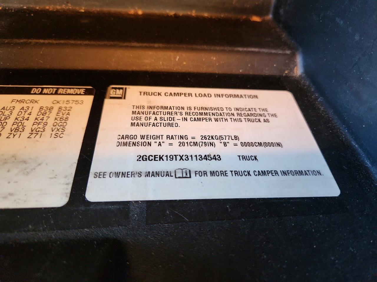 2003 Chevrolet Silverado K1500