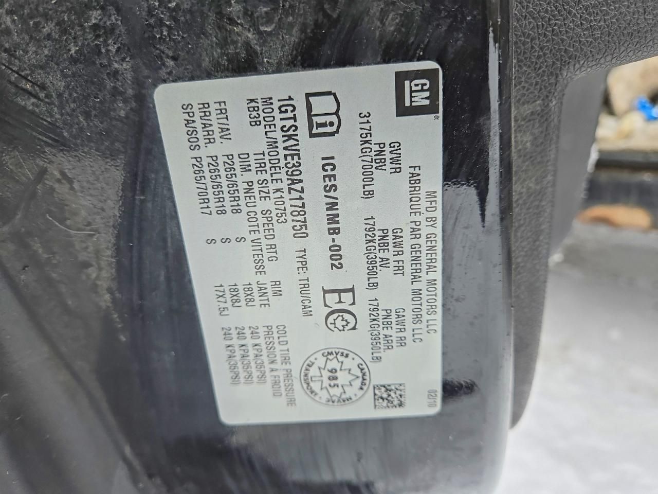 2010 GMC Sierra K1500 sle