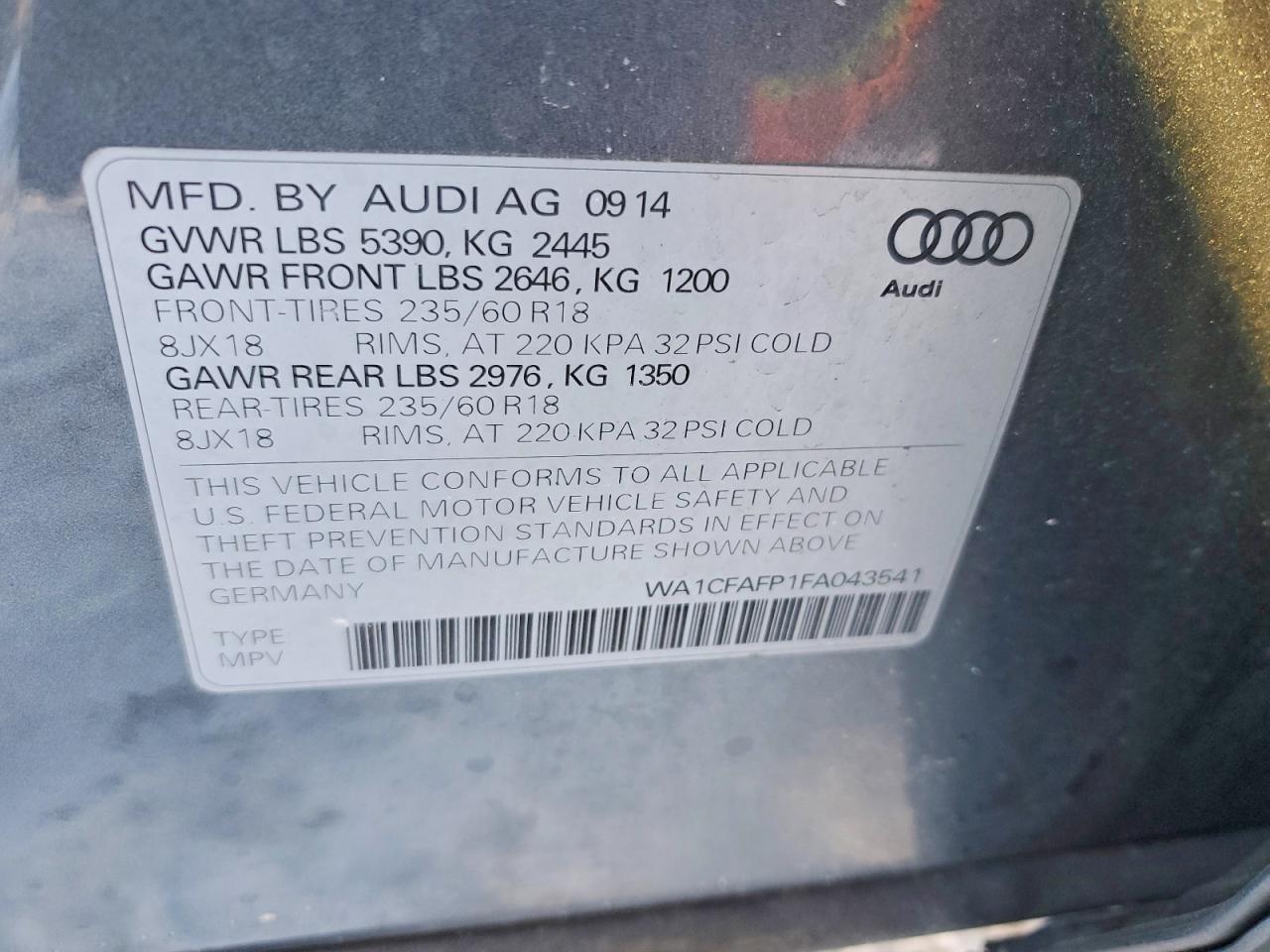 2015 Audi Q5 Premium