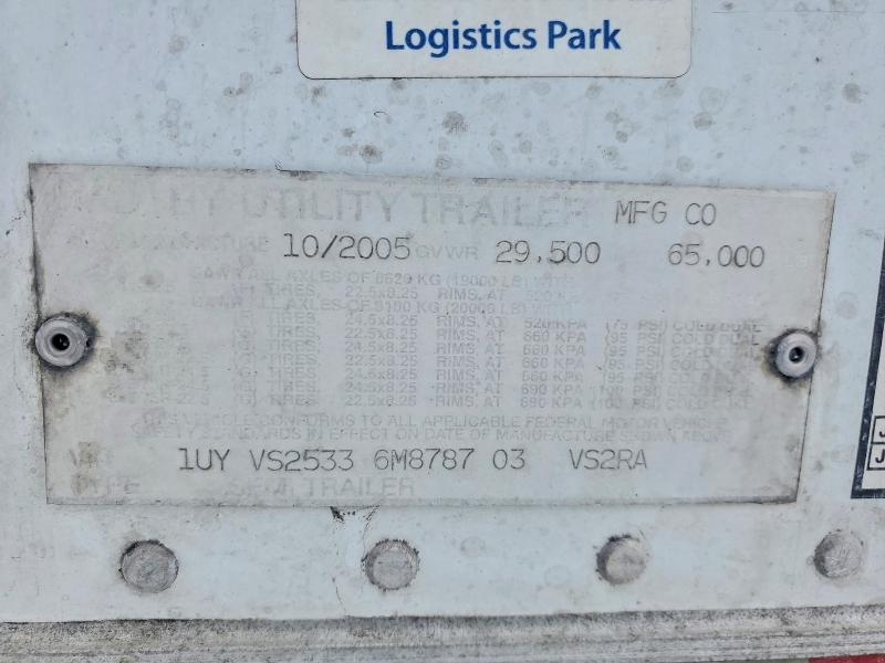 2006 Utility Vs2ra Refrigerated van Trailer