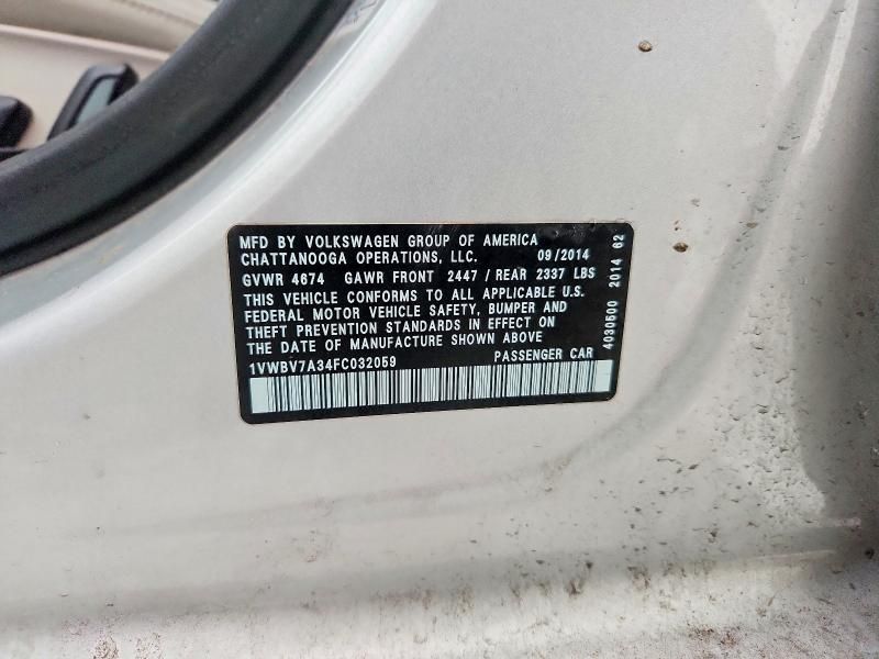 2015 Volkswagen Passat se