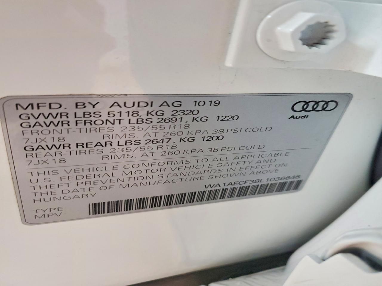 2020 Audi Q3 Premium