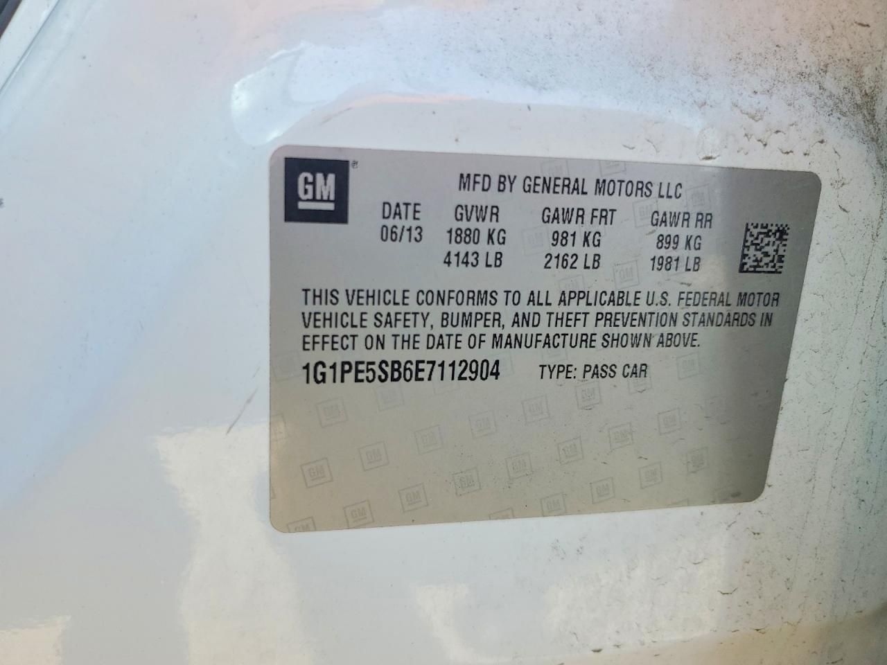 2014 Chevrolet Cruze lt