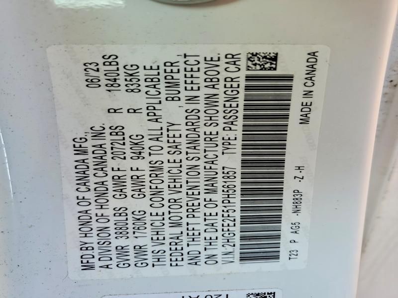 2023 Honda Civic Sport