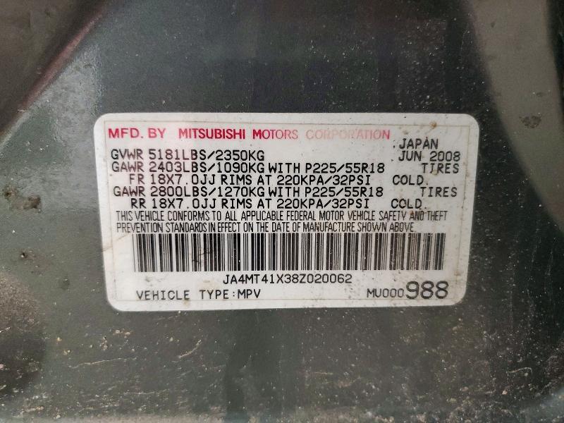 2008 Mitsubishi Outlander xls