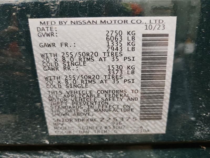 2024 Nissan Pathfinder Platinum