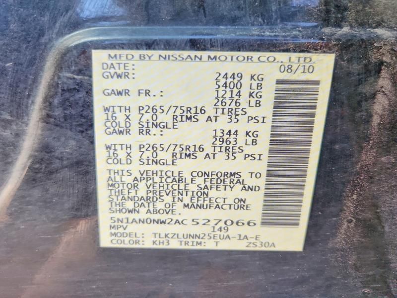 2010 Nissan Xterra off Road