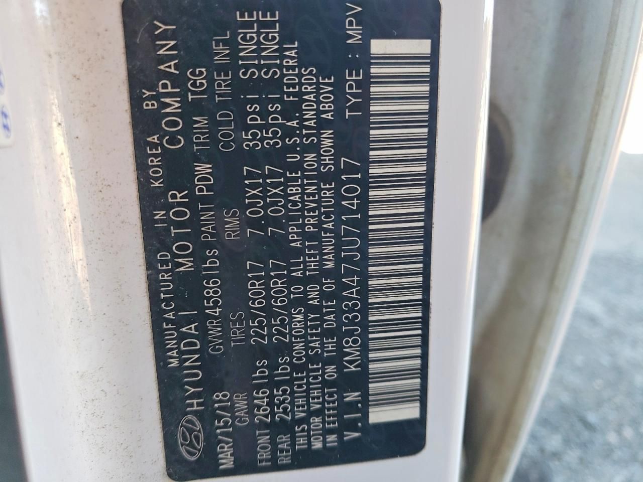 2018 Hyundai Tucson sel