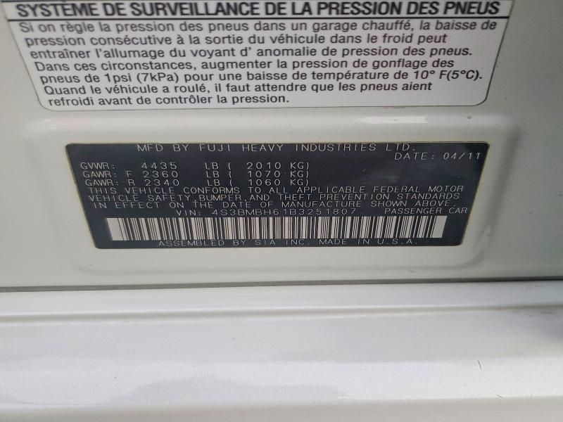 2011 Subaru Legacy 2.5i Premium