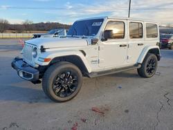 Jeep Wrangler salvage cars for sale: 2021 Jeep Wrangler Unlimited Sahara 4XE
