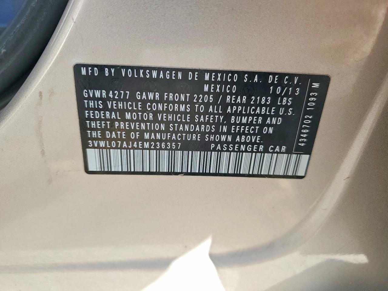 2014 Volkswagen Jetta sel