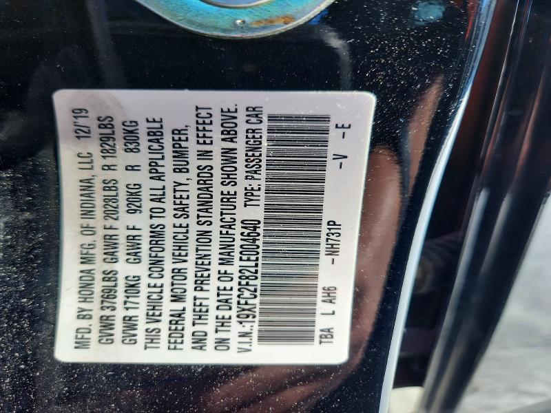 2020 Honda Civic Sport