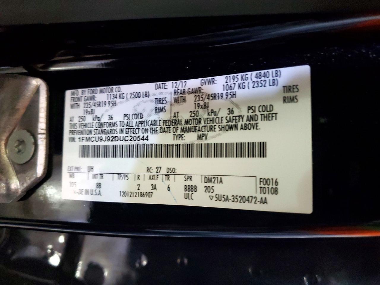 2013 Ford Escape 4D