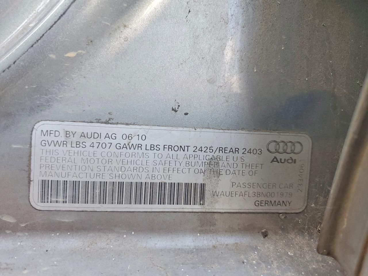 2011 Audi A4 Premium Plus