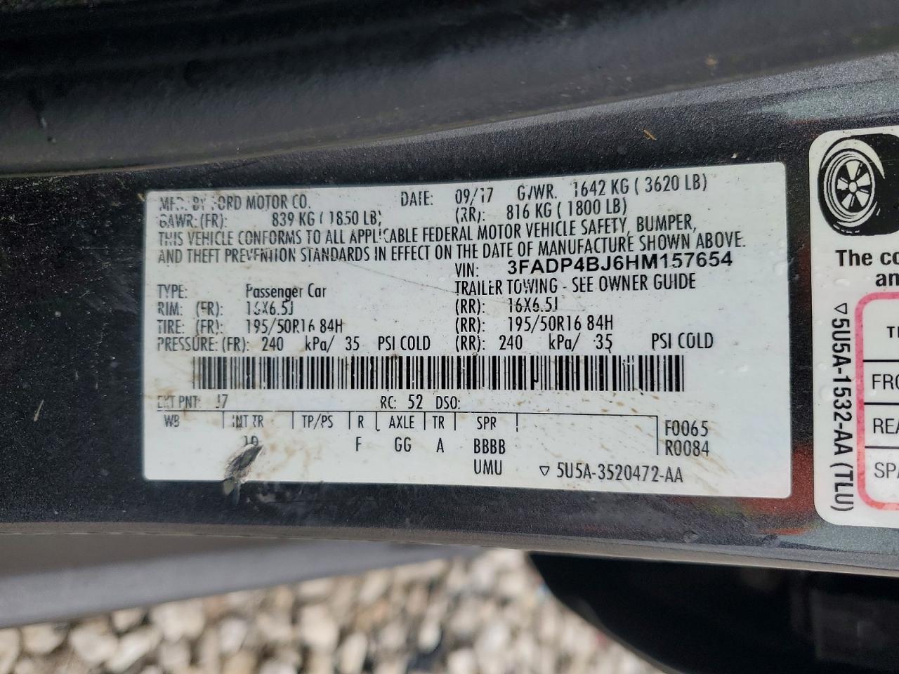 2017 Ford Fiesta se