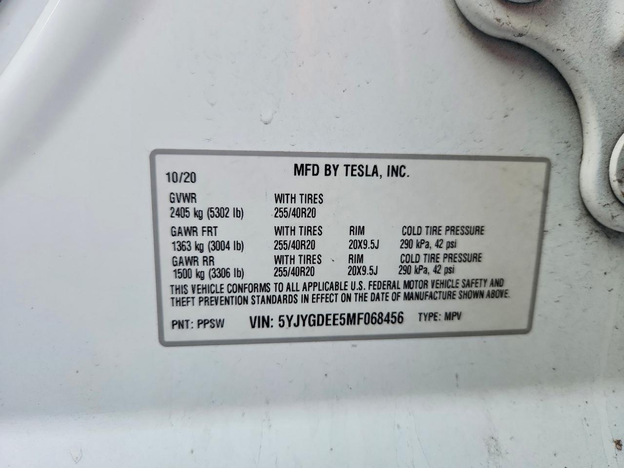 2021 Tesla Model y