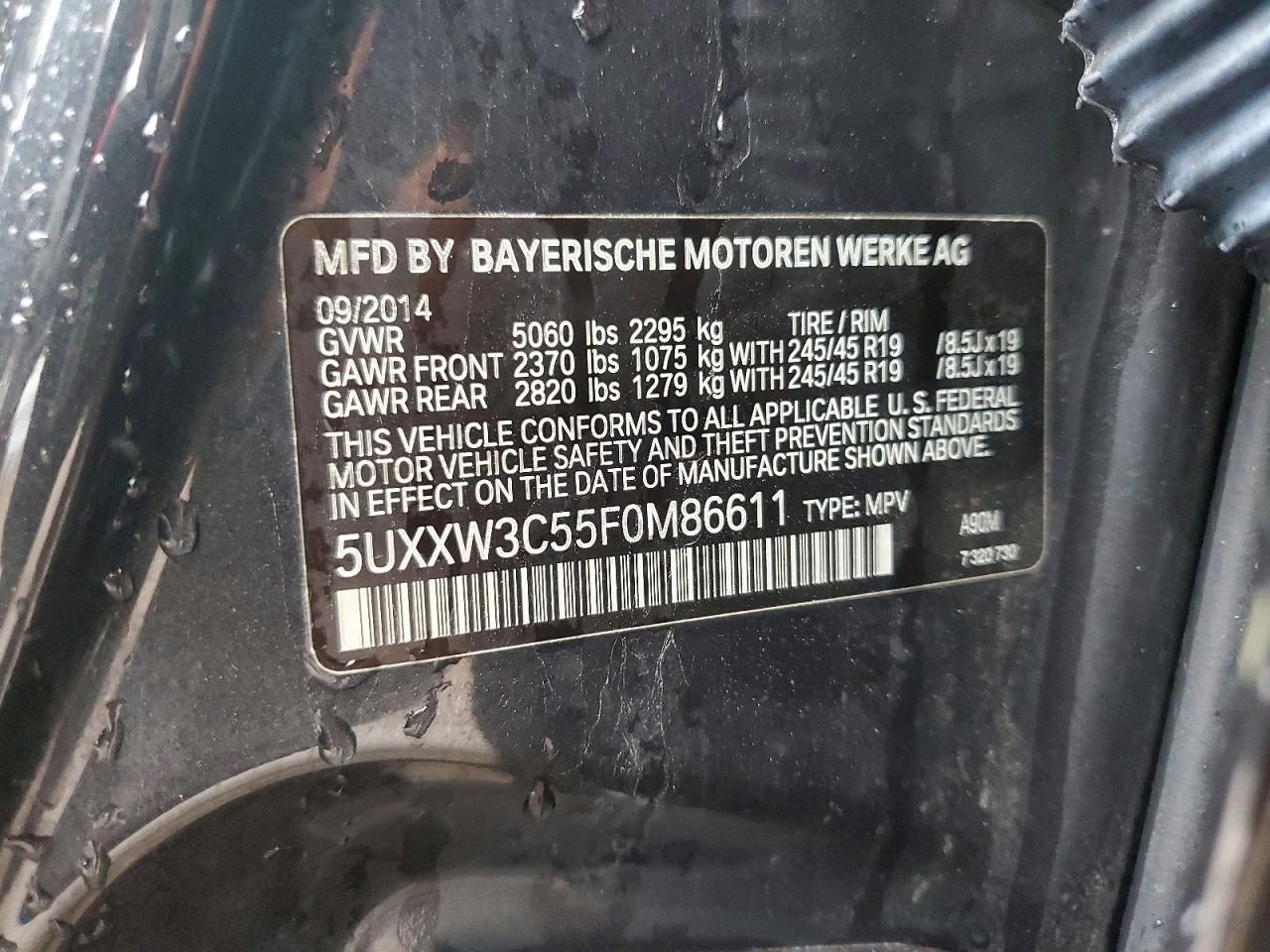 2015 BMW X4 Xdrive28i