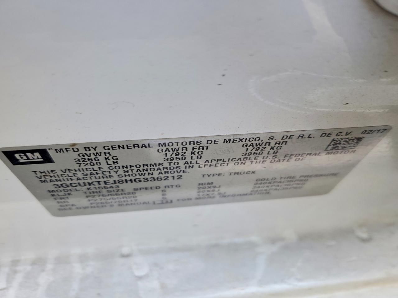 2017 Chevrolet Silverado K1500 High Country