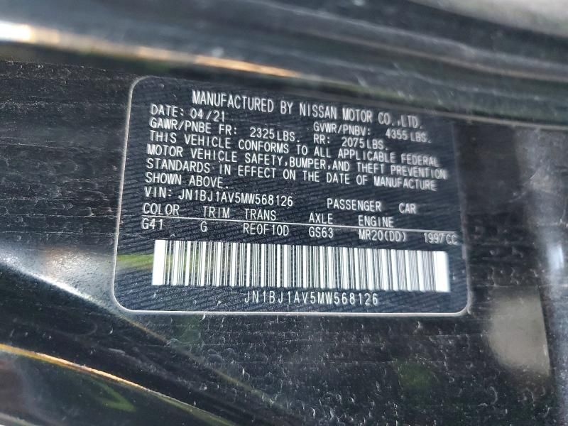 2021 Nissan Rogue Sport s