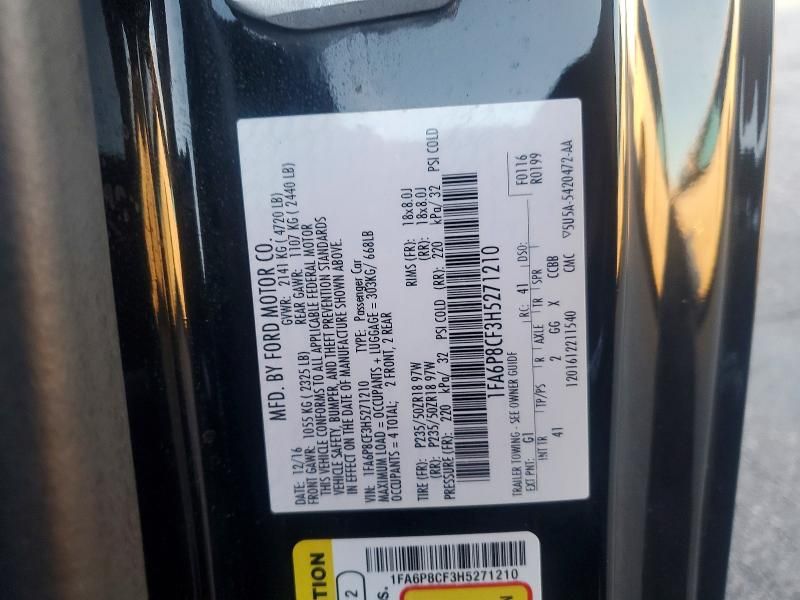 2017 Ford Mustang gt