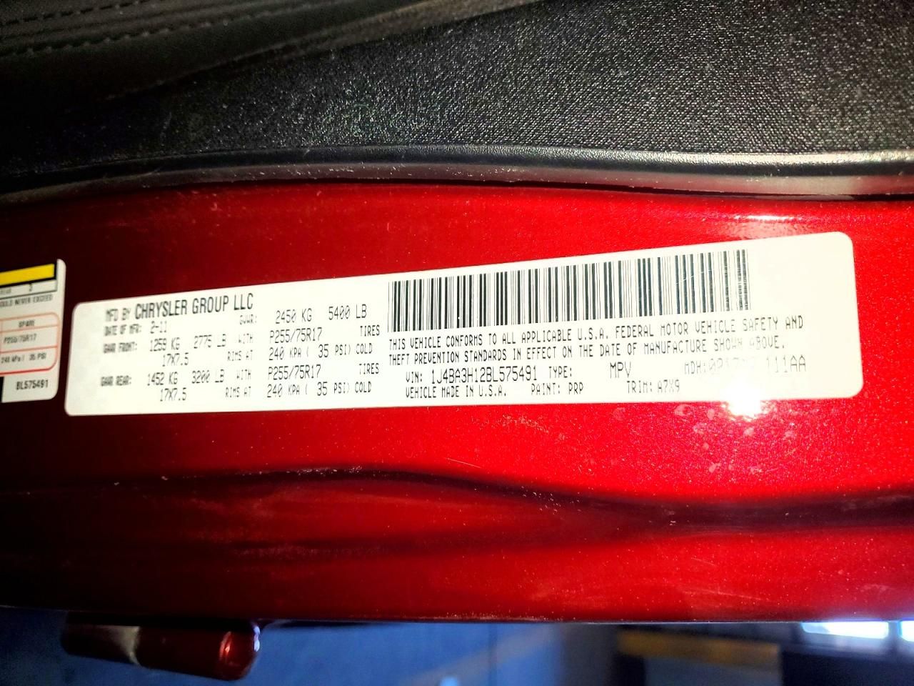 2011 Jeep Wrangler Unlimited Sport