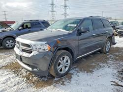 Salvage cars for sale from Copart Elgin, IL: 2013 Dodge Durango Crew