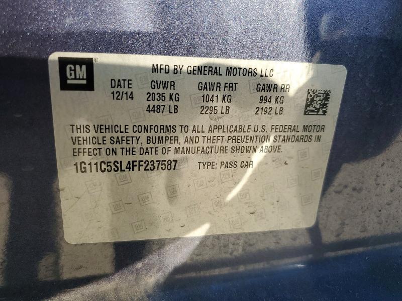 2015 Chevrolet Malibu 1LT