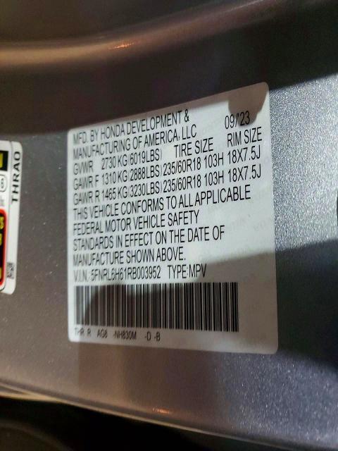 2024 Honda Odyssey exl