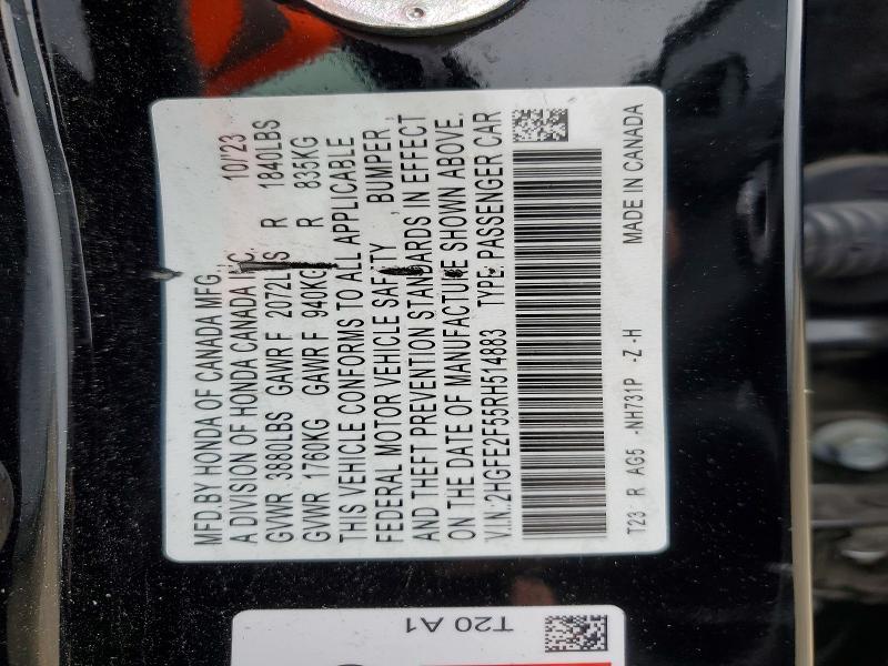 2024 Honda Civic Sport