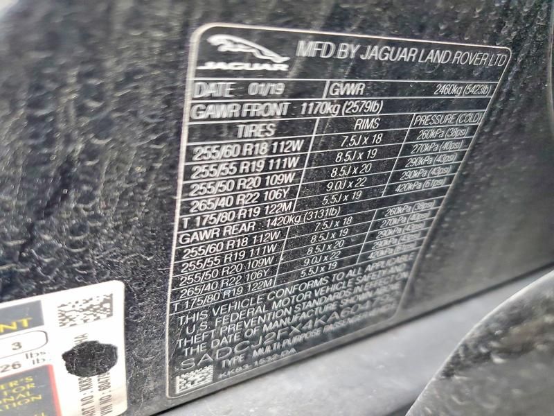 2019 Jaguar F-pace Premium