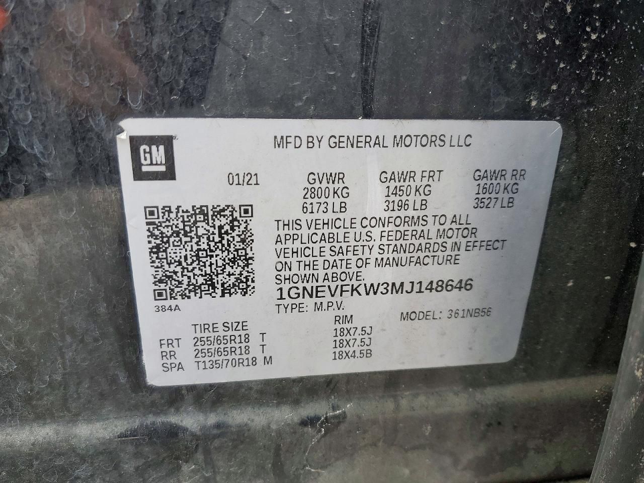 2021 Chevrolet Traverse ls