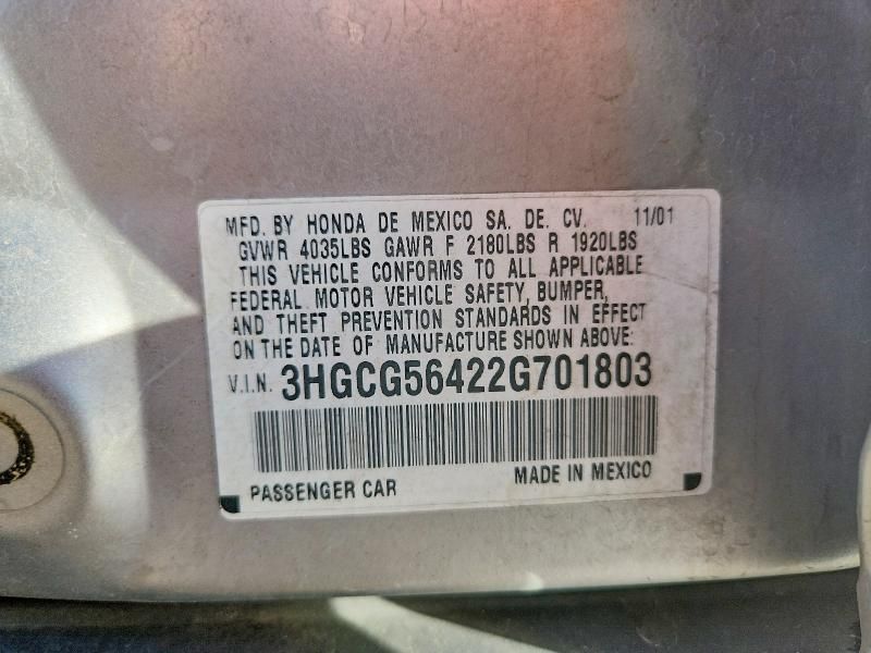 2002 Honda Accord lx